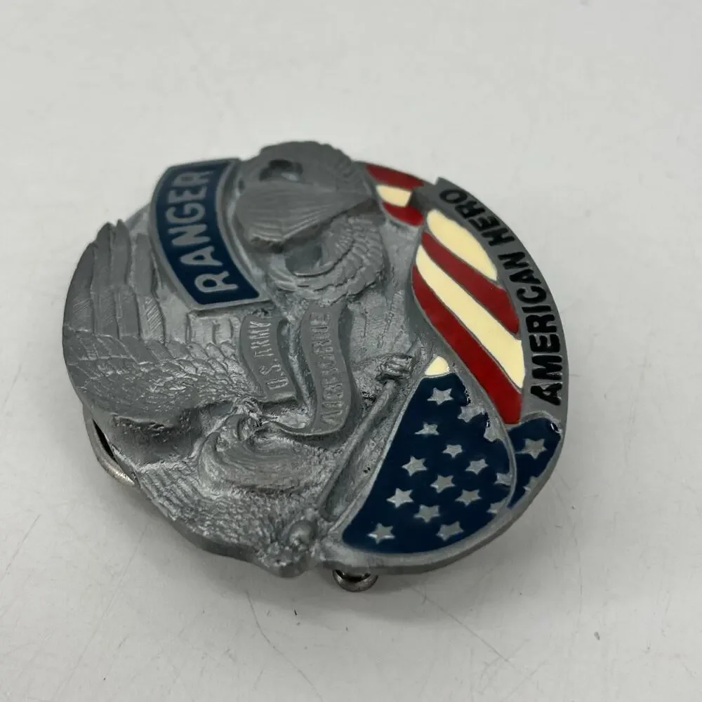 Great American Buckle for Belts American Hero Ranger Eagle